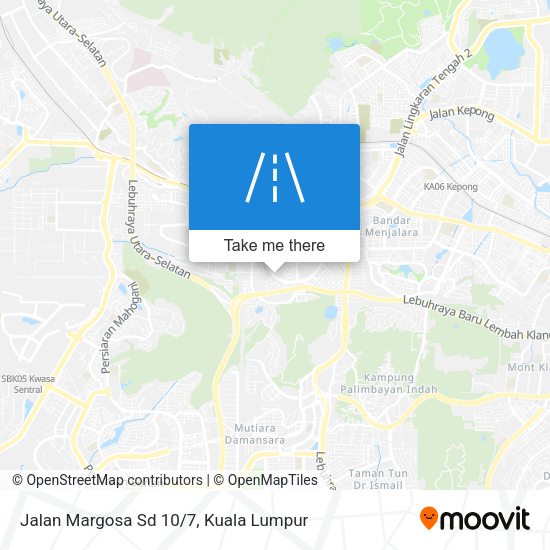 Jalan Margosa Sd 10/7 map