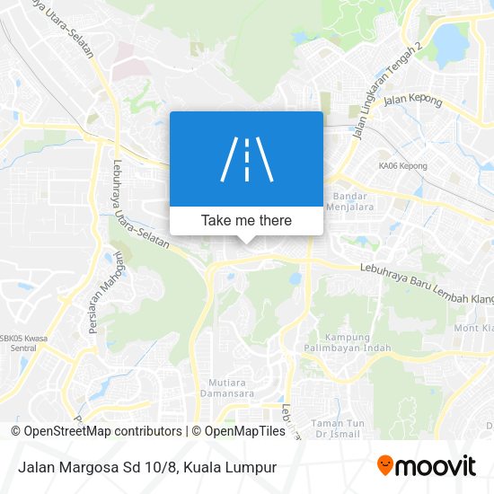 Peta Jalan Margosa Sd 10/8