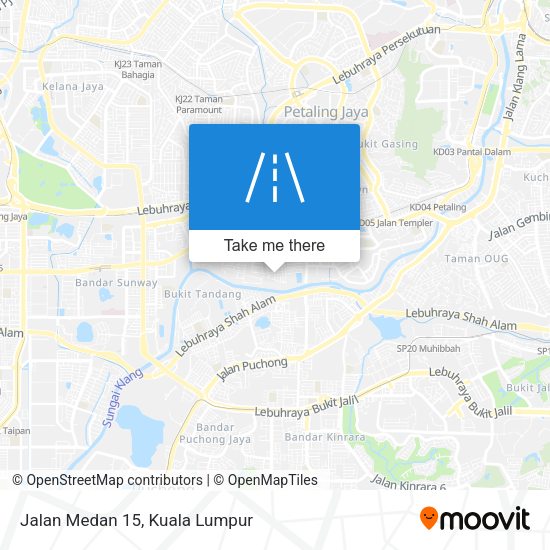 Peta Jalan Medan 15