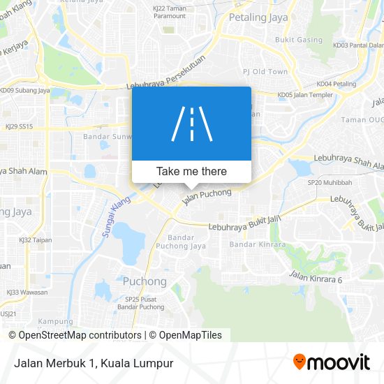 Peta Jalan Merbuk 1