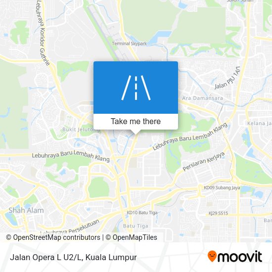 Peta Jalan Opera L U2/L