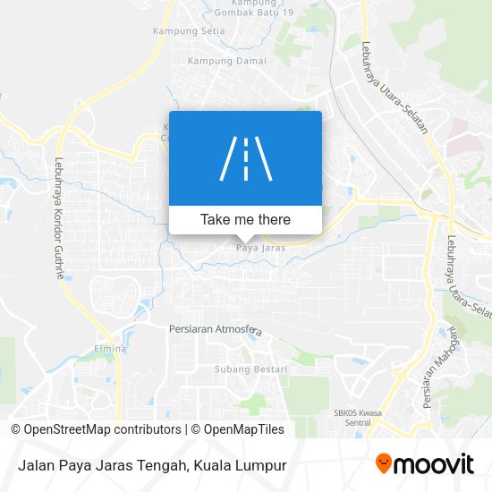 Jalan Paya Jaras Tengah map