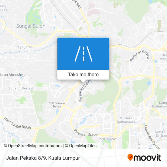 Jalan Pekaka 8/9 map