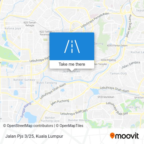 Peta Jalan Pjs 3/25