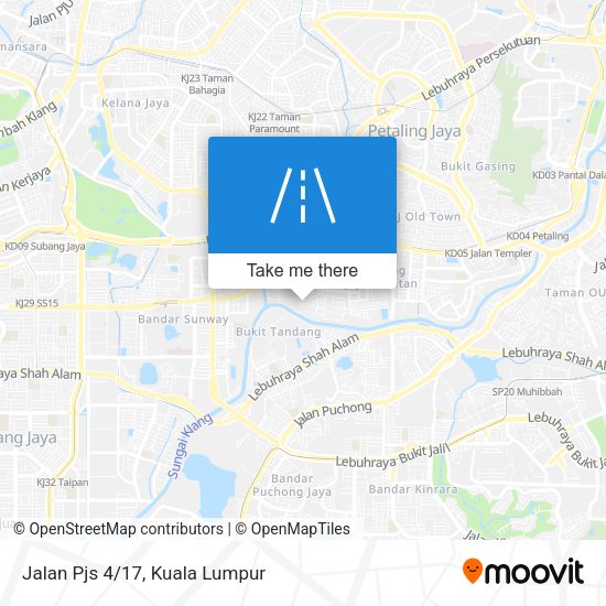 Peta Jalan Pjs 4/17
