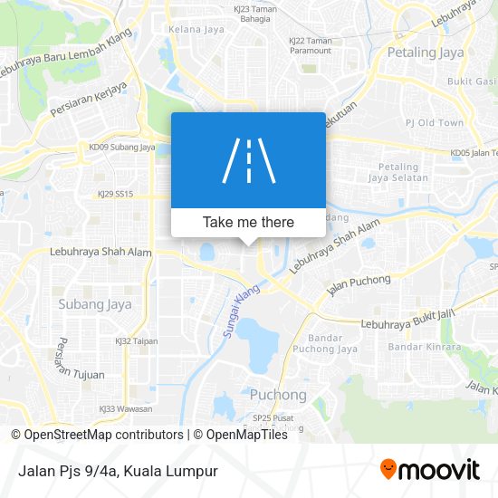 Peta Jalan Pjs 9/4a