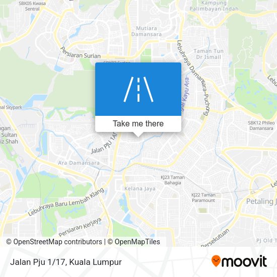 Peta Jalan Pju 1/17