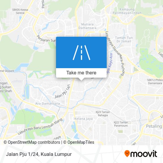 Peta Jalan Pju 1/24