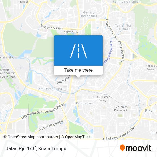 Peta Jalan Pju 1/3f