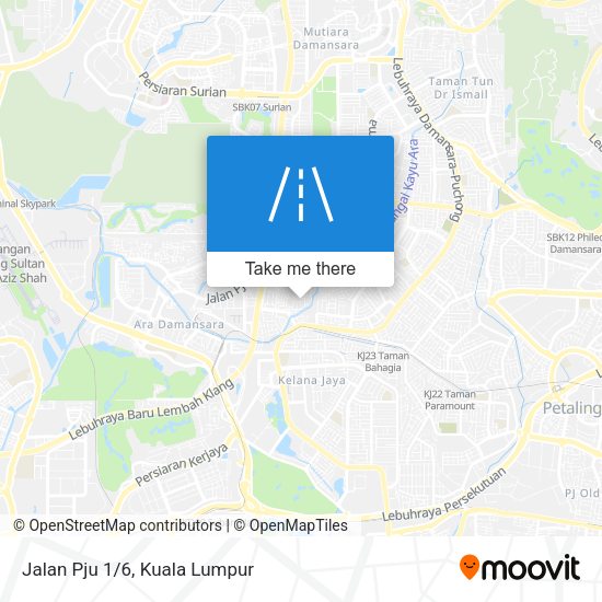 Peta Jalan Pju 1/6