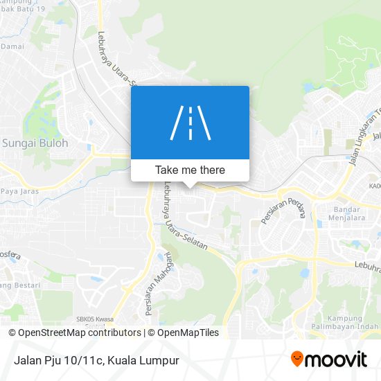 Jalan Pju 10/11c map