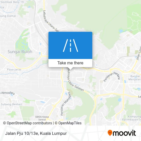 Peta Jalan Pju 10/13e