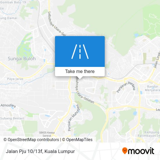 Peta Jalan Pju 10/13f