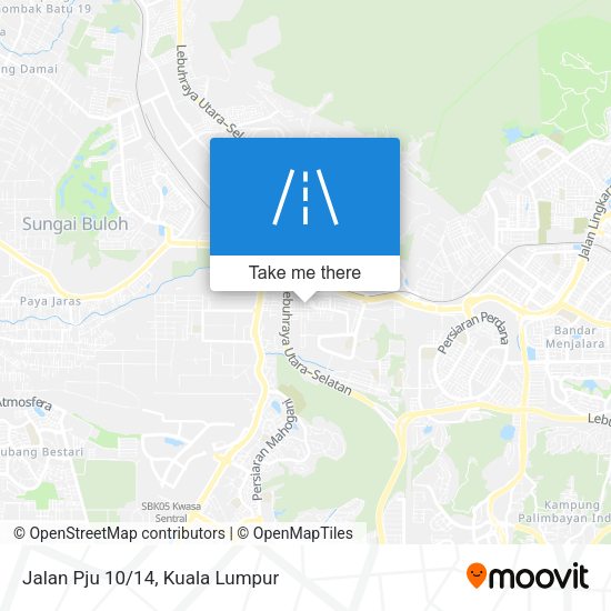 Peta Jalan Pju 10/14