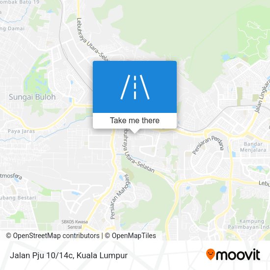 Peta Jalan Pju 10/14c