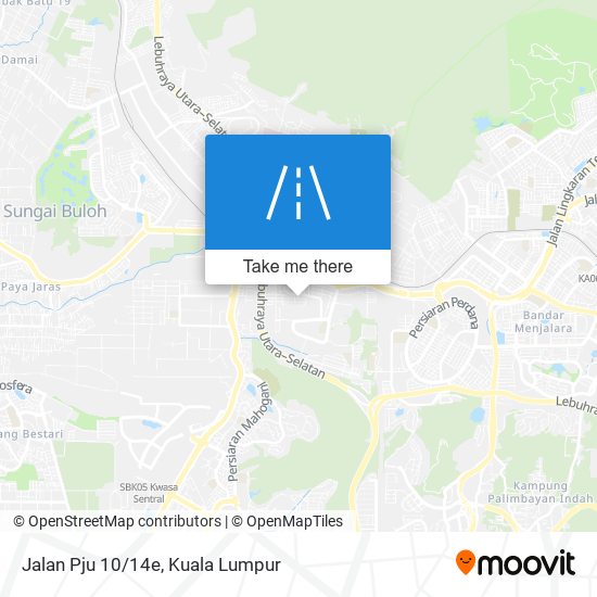 Jalan Pju 10/14e map