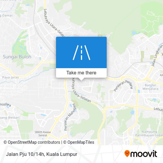 Jalan Pju 10/14h map