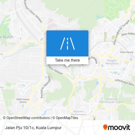 Jalan Pju 10/1c map