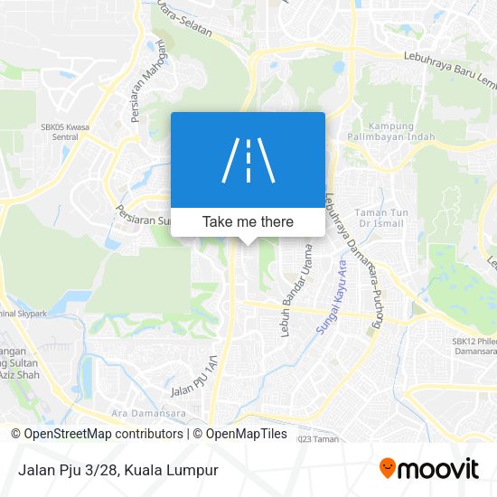 Jalan Pju 3/28 map