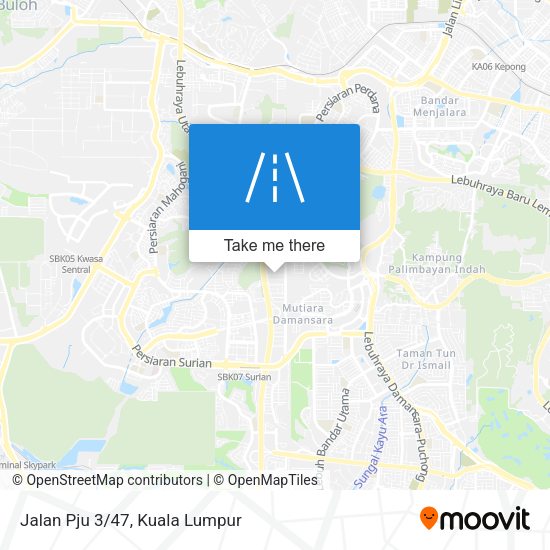 Jalan Pju 3/47 map