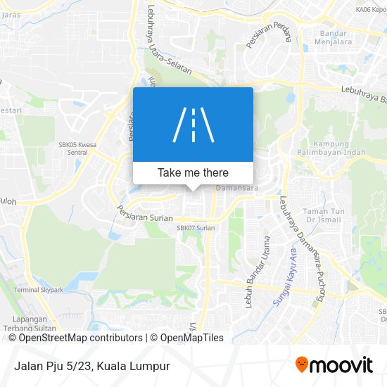 Jalan Pju 5/23 map