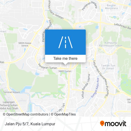 Peta Jalan Pju 5/7