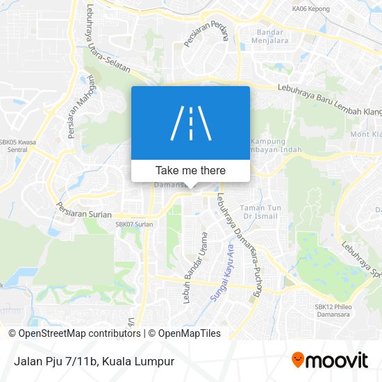Peta Jalan Pju 7/11b