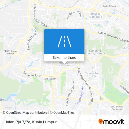 Peta Jalan Pju 7/7a