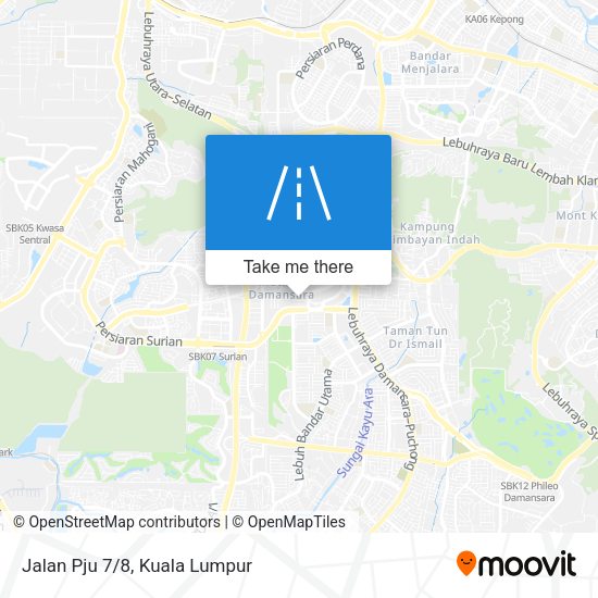 Peta Jalan Pju 7/8