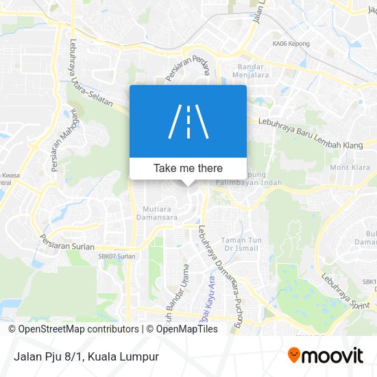 Peta Jalan Pju 8/1