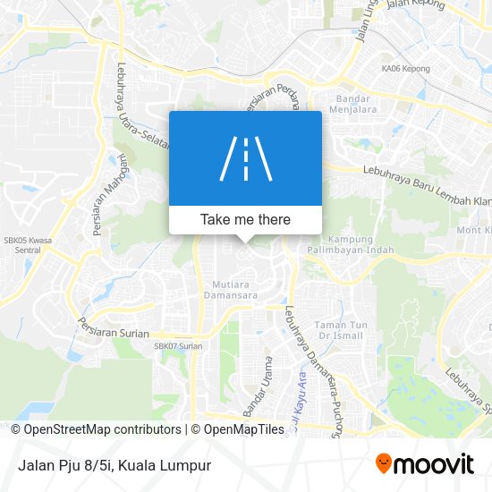 Peta Jalan Pju 8/5i