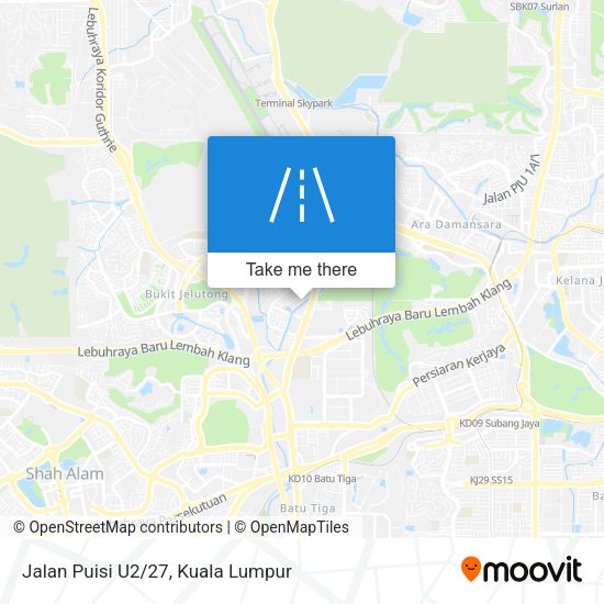 Jalan Puisi U2/27 map