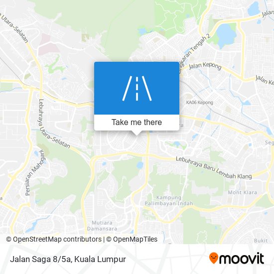 Jalan Saga 8/5a map