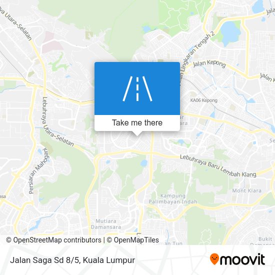 Jalan Saga Sd 8/5 map
