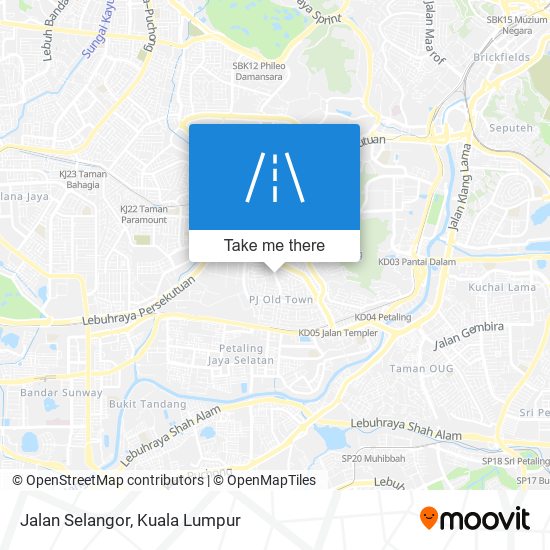Jalan Selangor map