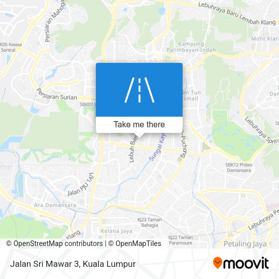 Jalan Sri Mawar 3 map