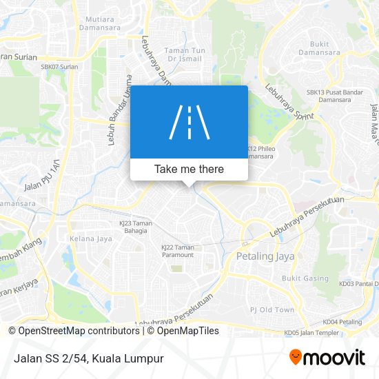 Peta Jalan SS 2/54