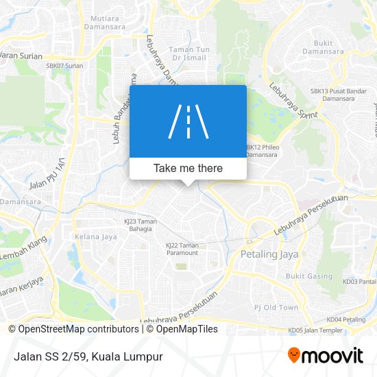 Peta Jalan SS 2/59