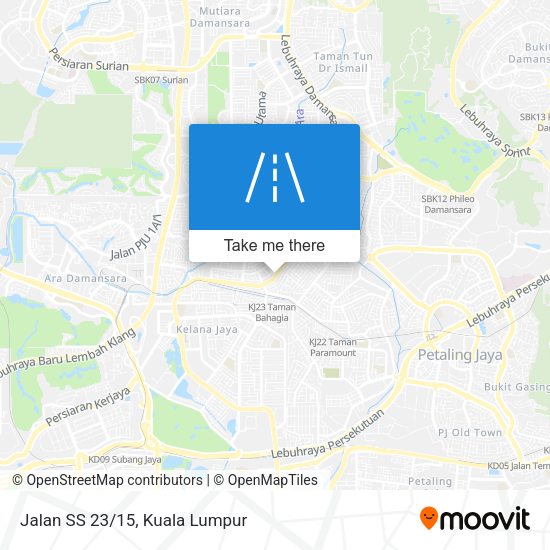 Peta Jalan SS 23/15