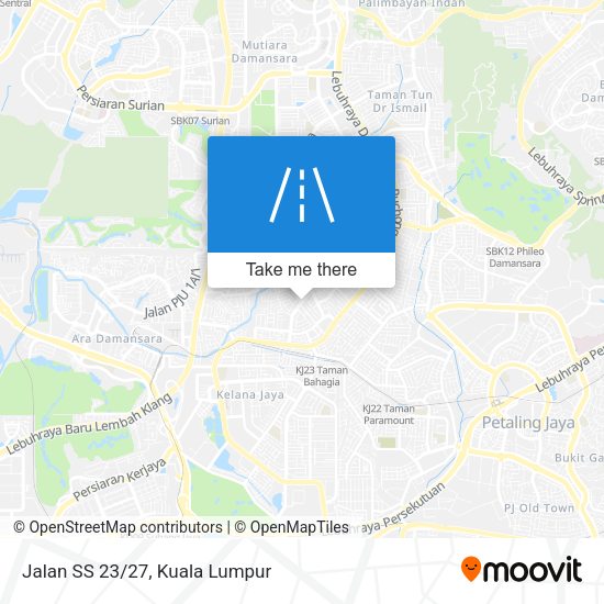 Peta Jalan SS 23/27