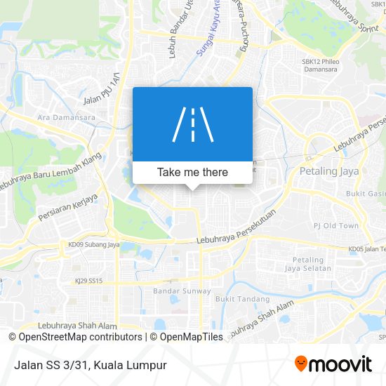 Peta Jalan SS 3/31