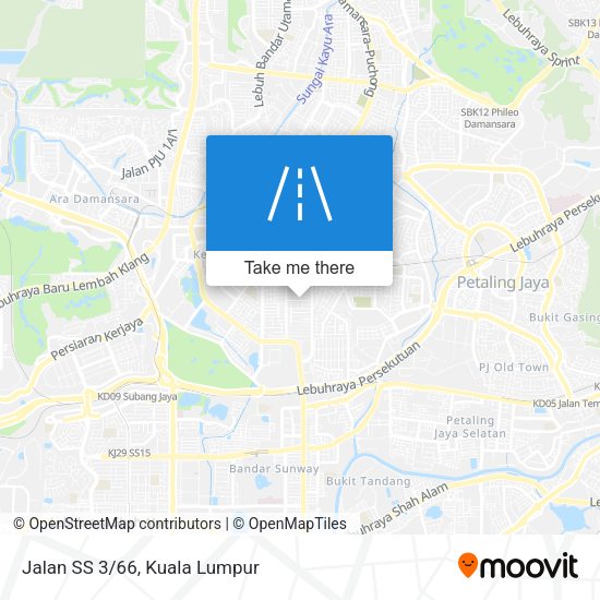 Peta Jalan SS 3/66