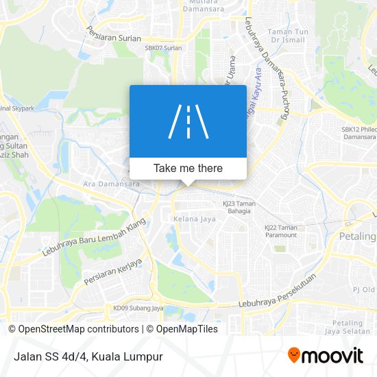 Peta Jalan SS 4d/4