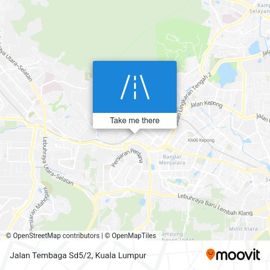 Peta Jalan Tembaga Sd5/2