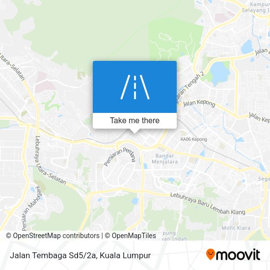 Jalan Tembaga Sd5/2a map