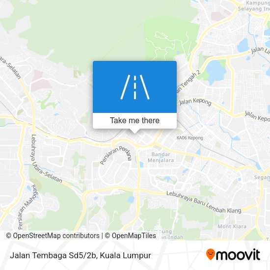 Peta Jalan Tembaga Sd5/2b