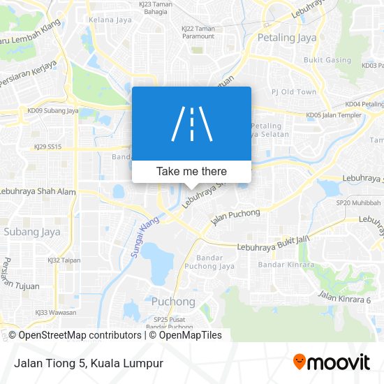 Peta Jalan Tiong 5