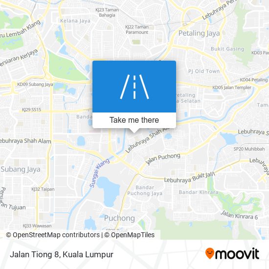 Jalan Tiong 8 map