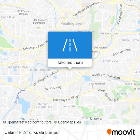 Jalan Tk 2/1c map