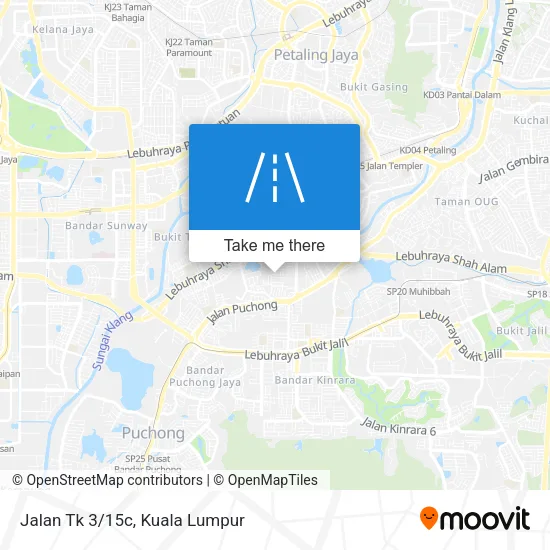 Jalan Tk 3/15c map